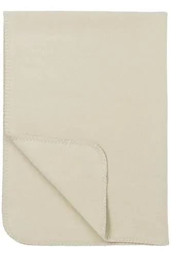 Meyco Baby Babydecke - 75x100cm - gewebte Kuscheldecke - 100% Bio Baumwolle - Oeko Tex Zertifiziert - kuschelig weich - Sommer & Winter - Made in Germany - Sand