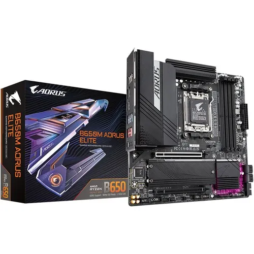 B650M AORUS ELITE Mainboard schwarz