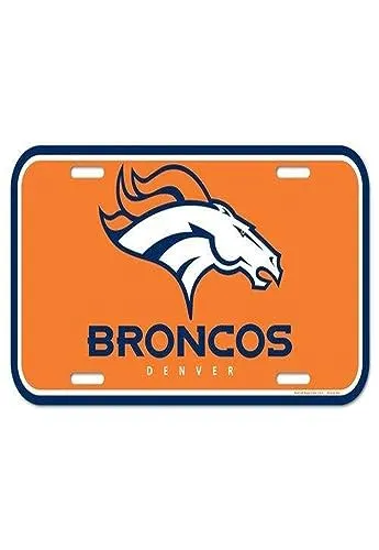 NFL Denver Broncos Nummernschild, Team-Farbe, Einheitsgröße