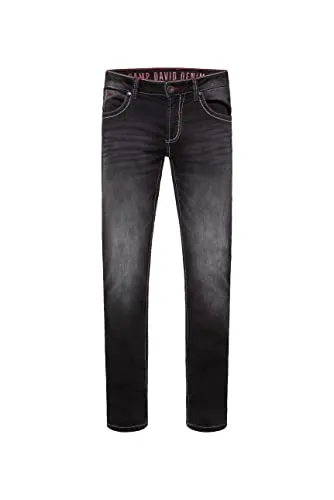 CAMP DAVID Regular-fit-Jeans für Herren, Gr. 32, schwarz von CAMP DAVID