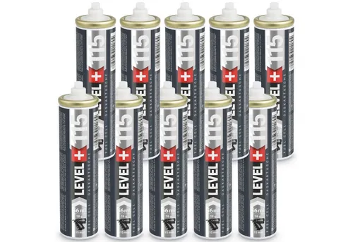 Level+ Gaskartusche L+115 für Gasnagler von Level+