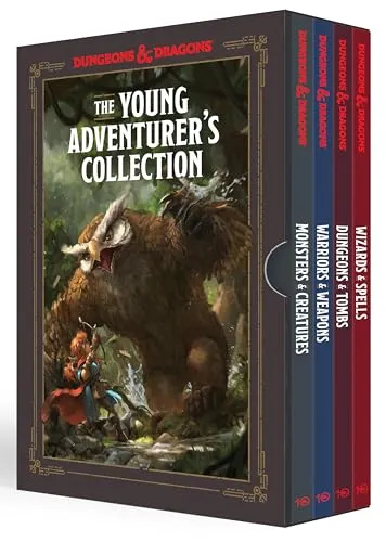 The Young Adventurer's Collection: Dungeons & Dragons 4-Book Boxed Set - Abenteuer und Spielgeschichten für junge Fans, die in die faszinierende Welt von Dungeons & Dragons eintauchen wollen und spannende Charaktere sowie magische Elemente kennenlernen.