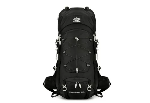 Maity Wanderrucksack 60L Ultraleichter Wasserdichter ergonomisch Trekkingrucksack (mit Regenhülle, mit Hüftgurt und Bauchtasche), Multifunktions Reisetasche für Klettern Camping Urlaub