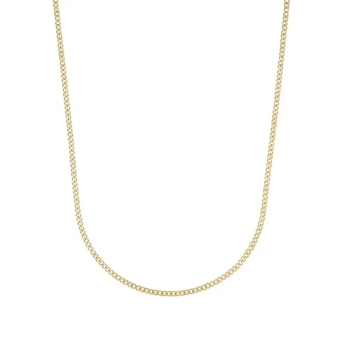 Amor Collier Edelstahl Unisex Damen Herren Halsschmuck, 38 cm, Gold, Kommt in Schmuck Geschenk Box, 2037369