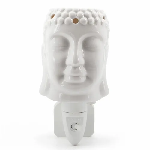 Candle Brothers Duftlampe Aromalampe Nachtlicht Buddha Keramik Meditationslicht