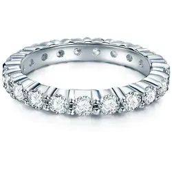 Trilani Damen-Memoirering aus Sterling Silber mit Zirkonia - Ringe für Damen in elegantem Brillantschliff, geliefert in einer attraktiven Schmuckbox – ideal für Verlobungen oder besondere Anlässe.