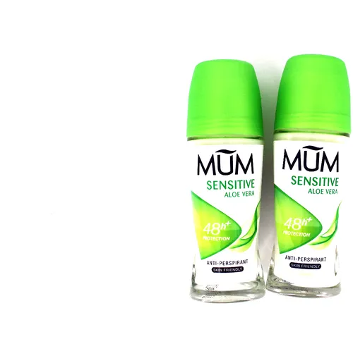 2x50ml MUM Sensitive Aloe Vera 48h Deo Roll-On Anti-Transpirant