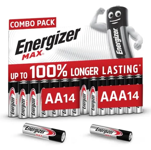 Energizer Max Batterien AA und AAA Kombipackung (28 Stück) von Energizer