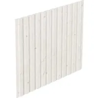 Carport-Seitenwand SKANHOLZ, weiß, 230x180 cm - Außenanbau, stabile Seitenwand aus Nordischer Fichte, idealer Blickschutz und Windschutz für Ihren Carport.