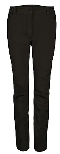 killtec Damen Softshellhose KOW 34 WMN SFTSHLL PNTS, schwarz, 40