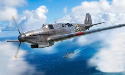 Trumpeter 05822 Fairey Fulmar MK.I 1:48 Modellbausatz - Flugzeuge - Detaillierter Bausatz im Maßstab 1:48, ideal für Modellbau-Enthusiasten und Luftfahrtliebhaber.