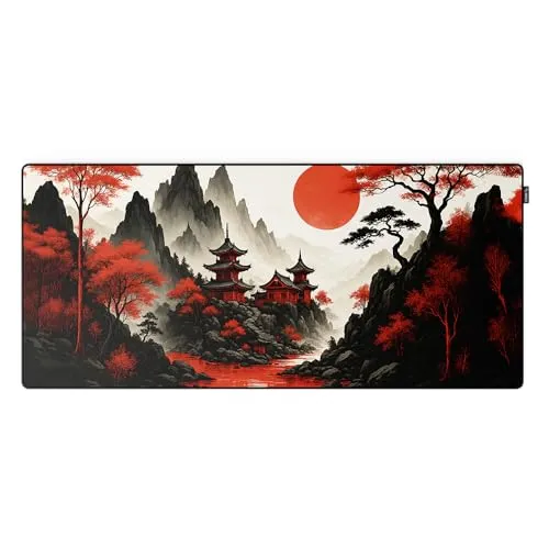 XXL PROPADS Gaming Mousepad Crimson Temple – Rutschfest, Pflegeleicht & Handgedruckt in Hamburg
