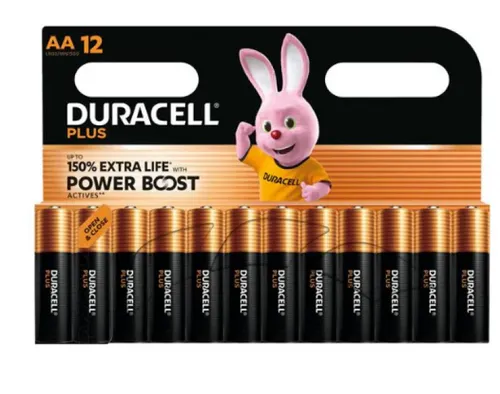 Duracell Batterien Plus Power Boost AA LR6 Alkali 12 Stück von Duracell