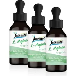 increase NATURALLY Liposomales L-Arginin 10000mg - 3 für 2 Aktion - Aminosäuren mit 10.000 mg natürlichem L-Arginin pro Tagesdosis, ideal zur Unterstützung der Leistungsfähigkeit und Ausdauer. Genießen Sie die Vorteile von pflanzlichen Rohstoffen in praktischen Tropfen.