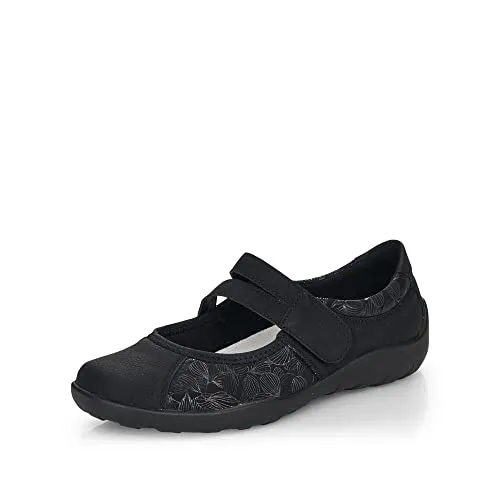 Remonte Damen R3510-03 Ballerinas, 3, 40 EU - Damen-Ballerinas aus flexiblem Stretchmaterial, ultraleicht mit atmungsaktivem Microvelours und gepolsterter SoftFoam Einlage für höchsten Tragekomfort.