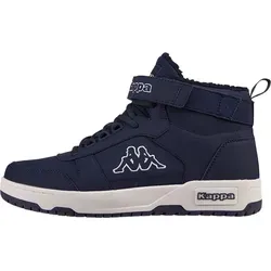 Kappa Unisex Hanbury Fur Sneaker - Navy White, Größe 44 EU, bequem und stylisch für den Alltag
