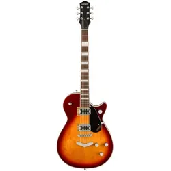 Gretsch G5220 EMTC Jet SWT TEA B-Stock E-Gitarre - B-Stock E-Gitarre aus Mahagoni und Ahorn mit einzigartigem Sweet Tea Finish; ideal für kreative Musiker, die einen warmen Klang und Stil suchen.