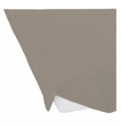 Dormisette Flanell Bettlaken zum Auflegen, 160x260 cm, Taupe - Hochwertiges Flanell Bettlaken ohne Gummizug, ideal für Matratzen bis 25 cm. Angenehm weich und pflegeleicht bei 60 Grad, für einen gemütlichen Schlafkomfort.