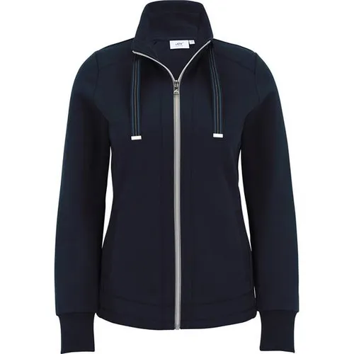Joy Sportswear Sweatjacke D SPORT-SWEATJACKE TATJANA – Sportlich und bequem - Sportliche Sweatjacke aus einer hochwertigen Baumwoll-Polyester-Mischung, ideal für Freizeit und Sport. Maschinenwaschbar und in der Farbe Night erhältlich. Größe 38 EU.