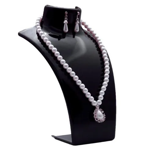 BAYLI Schmuck Etagere Schmuck Display Büste, Halsketten Halter, Schmuckständer aus Kunststof