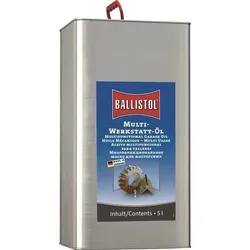 Ballistol Rostentferner Multi-Werkstatt-Öl USTA, 5 Liter Kanister - Öle & Schmierstoffe, effektiver Rostkiller für Metallteile, entfernt Flugrost und schützt vor Korrosion.
