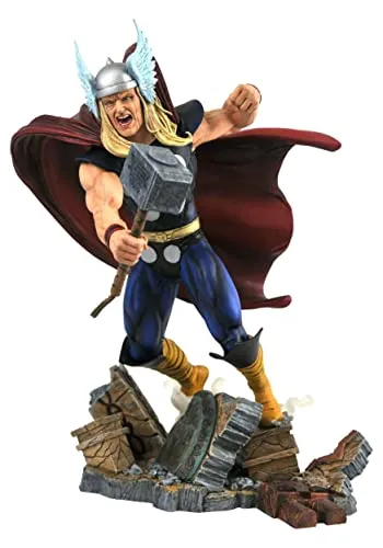 Marvel Gallery Thor PVC Statue - 23cm von DIAMOND COMIC DISTRIBUTORS - Model Statuen – Detailreiche Thor Statue aus hochwertigem PVC, perfekt für Sammler und Marvel-Fans.