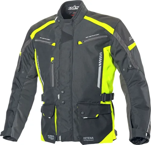 Büse Herren Motorrad Jacke Torino II - Wasserdicht und Atmungsaktiv - Motorradjacke für Herren in Größe 106 lang, besonders atmungsaktiv und wasserdicht. Ideal für alle Jahreszeiten mit herausnehmbaren Protektoren und 4 Taschen für zusätzlichen Komfort.
