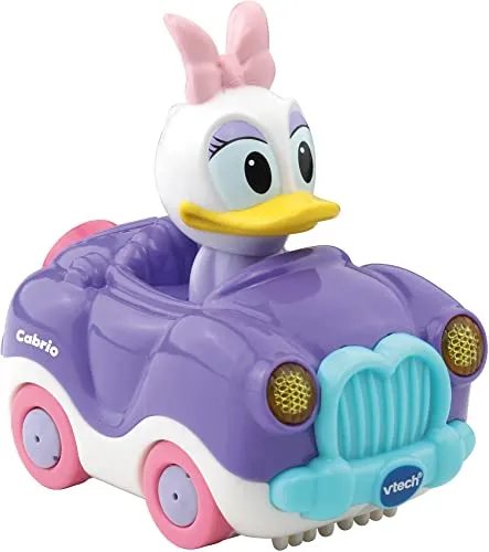 VTech 80-511204 TUT Baby Daisys Cabrio Flitzer - Babyauto mit Disney Figuren, interaktiv und ideal für Kinder von 1-3 Jahren
