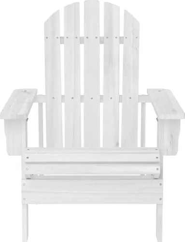 vidaXL Gartenstuhl Holzstuhl Liegestuhl Deckchair - Liegen: Vintage-inspirierter Sessel aus massivem Hartholz, langlebig und witterungsbeständig – perfekt für entspannte Stunden im Garten oder auf der Terrasse.