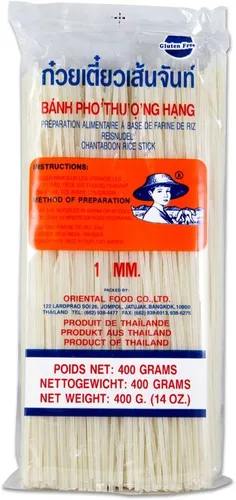 [ 400g ] FARMER 1mm Reisnudeln, Straight, Banh Pho / Bandnudeln / Rice Noodle