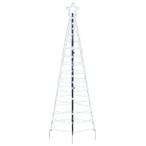 vidaXL LED Weihnachtsbaum mit 390 LEDs, 250 cm