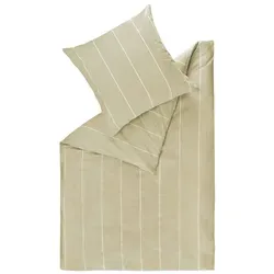 Esprit Bettwäsche HARPLINES Renforcé 140x200 cm, Beige in beige von Esprit