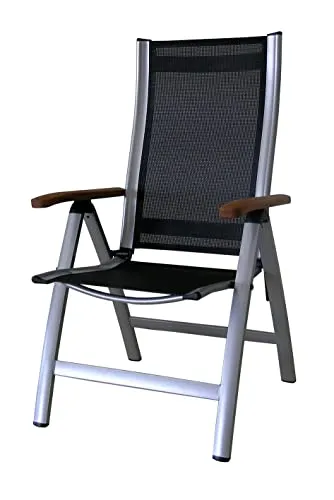 Klappsessel Alu Sun Star Comfort in schwarz von Sun Garden