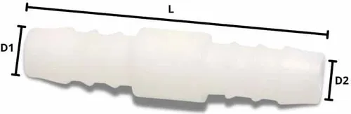Schlauchverbinder Kunststoff Tülle 25 mm
