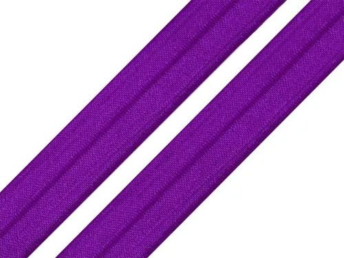 maDDma Gummiband 1m Falzgummi 20mm Faltgummi elastisches Einfassband Saumband Farbwahl, lila