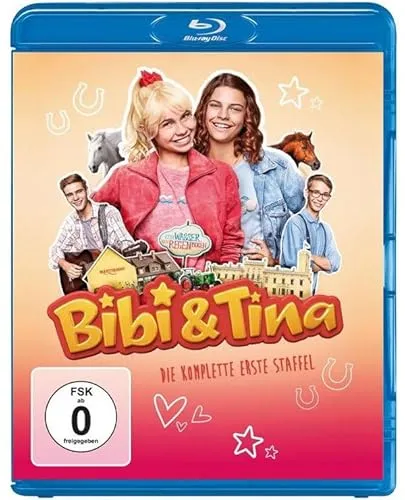 Bibi & Tina - Staffel 1 (Blu-ray) - Erlebe die Abenteuer von Bibi und Tina auf 1 Blu-ray mit 4 Stunden Spaß. Ideal für die ganze Familie, geeignet ab FSK 0. Hochwertige Unterhaltung für entspannte Filmabende!