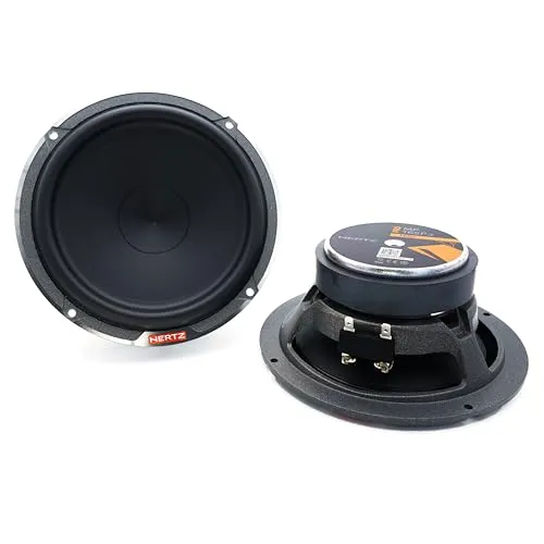 Hertz MP 165P.3 – 165-mm Tieftöner-Paar - Car-HiFi-Lautsprecher mit V-Cone-Technologie für verbesserte Basswiedergabe und 200W Peak-Leistung. Ideal für dynamische Car-Audio-Systeme.