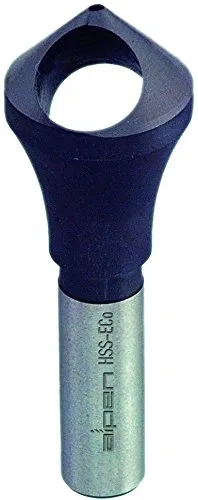 ALPEN Querlochsenker 90° - 21 mm - Schneidwerkzeuge: Zylinderschaft und schälender Schnitt für gratfreies Ansenken und Entgraten bei verschiedenen Metallen. Ideal für präzise Ergebnisse bei niedriger Schnittgeschwindigkeit.