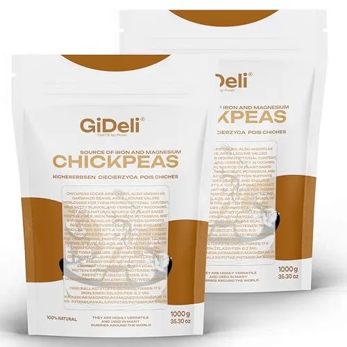 GiDeli Kichererbsen Getrocknet 2 x 1kg