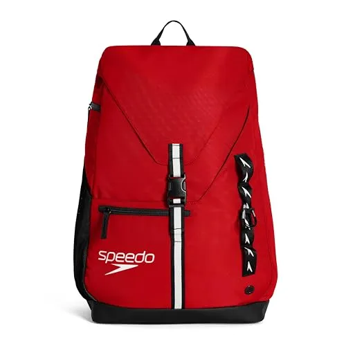 Speedo Team 35L Rucksack für Unisex Erwachsene, Rot