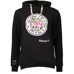 Hoodie ZWILLINGSHERZ in schwarz von Zwillingsherz