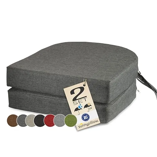 Sitzpolster Grau von sunnypillow