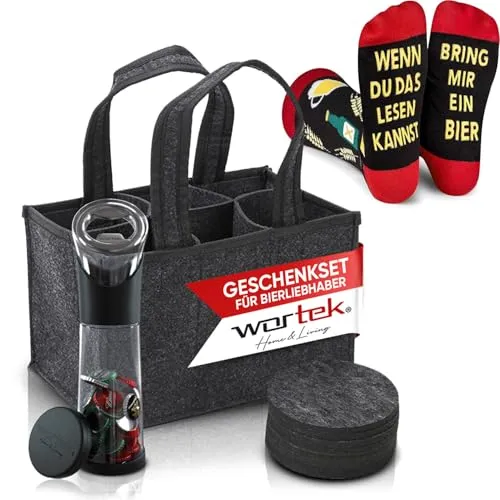 wortek Männer Geschenkset mit Flaschenöffner von wortek