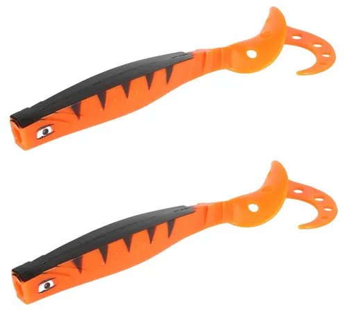 Mikado Kunstköder Gummifische 2er SET KÖDER - FISHUNTER MAGNA 18cm 40g Raubfisch