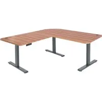 Eck-Schreibtisch MCW-D40, elektrisch höhenverstellbar 178x178cm - Kinderschreibtische, stufenlos höhenverstellbar und MVG-zertifiziert für optimale Ergonomie und Komfort beim Lernen.