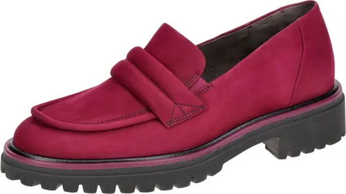 Paul Green Plateau Slipper Damen 31373835393932 Rot 38 1/2 EU - Damen Slipper aus hochwertigem Leder, leicht an- und auszuziehen, mit bequemer Kunststoffsohle für optimalen Tragekomfort.