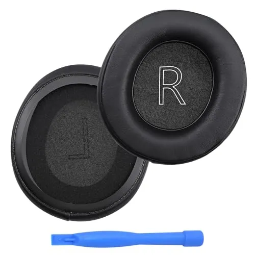 MMOBIEL Ersatz Ohrpolster für Xbox Wireless, Wired, Xbox Stereo 20th Anniversary Special Edition Kopfhörer Memory- Schaumstoff und Protein PU Ohrpolster - Kopfhörer Ersatzpolster – Schwarz