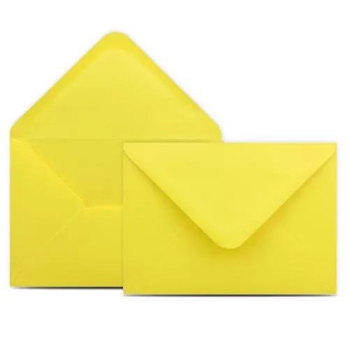 Briefumschläge DIN C6 Gelb in gelb von COLOURS 4-YOU by Glüxx-Agent