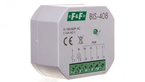 1Z 16A 230V AC BIS-408 Relais bistabil