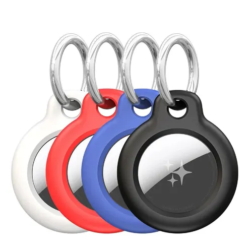 Produktbild Dux Ducis 4er Set Schutzhülle mit Ring kompatibel mit AirTag zur Befestigung